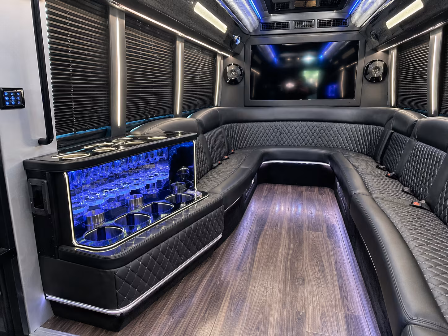sweet 16 and quinceanera party bus rentals along palm beach s waterfront