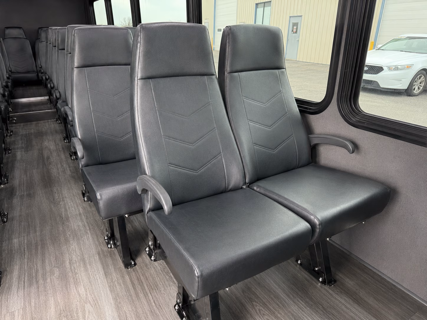 west palm beach 18 passenger minibus inside