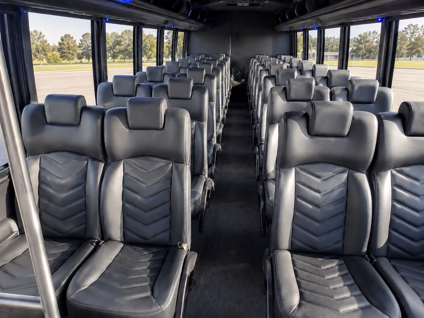 west palm beach 20 passenger minibus inside