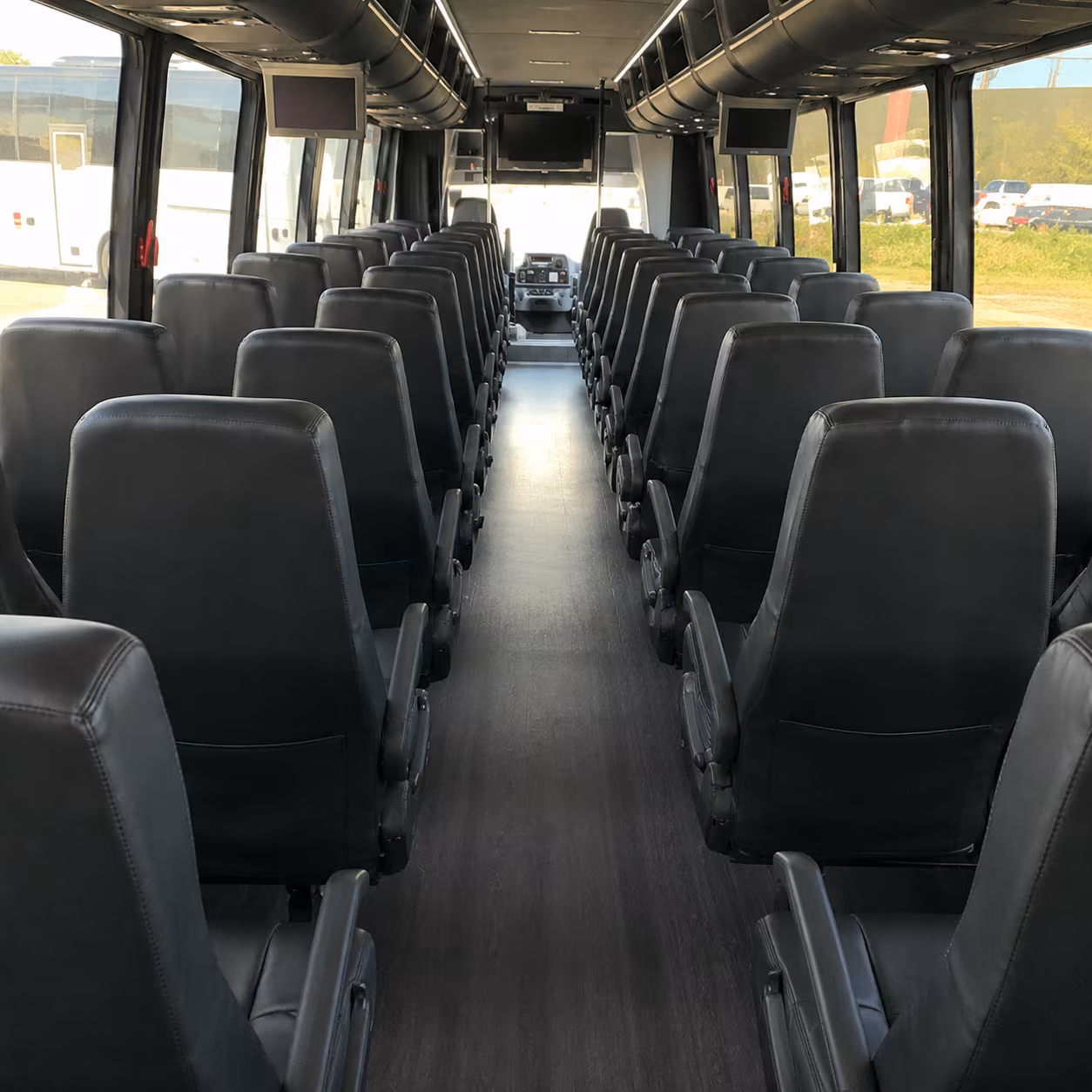 west palm beach 25 passenger minibus inside