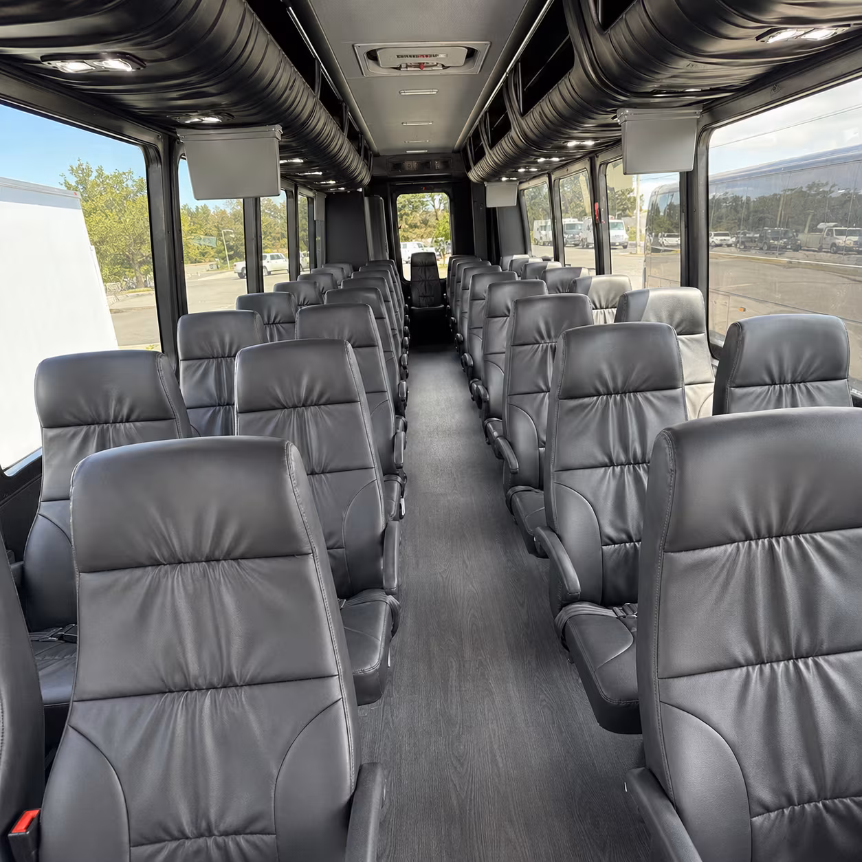 west palm beach 25 passenger minibus interior