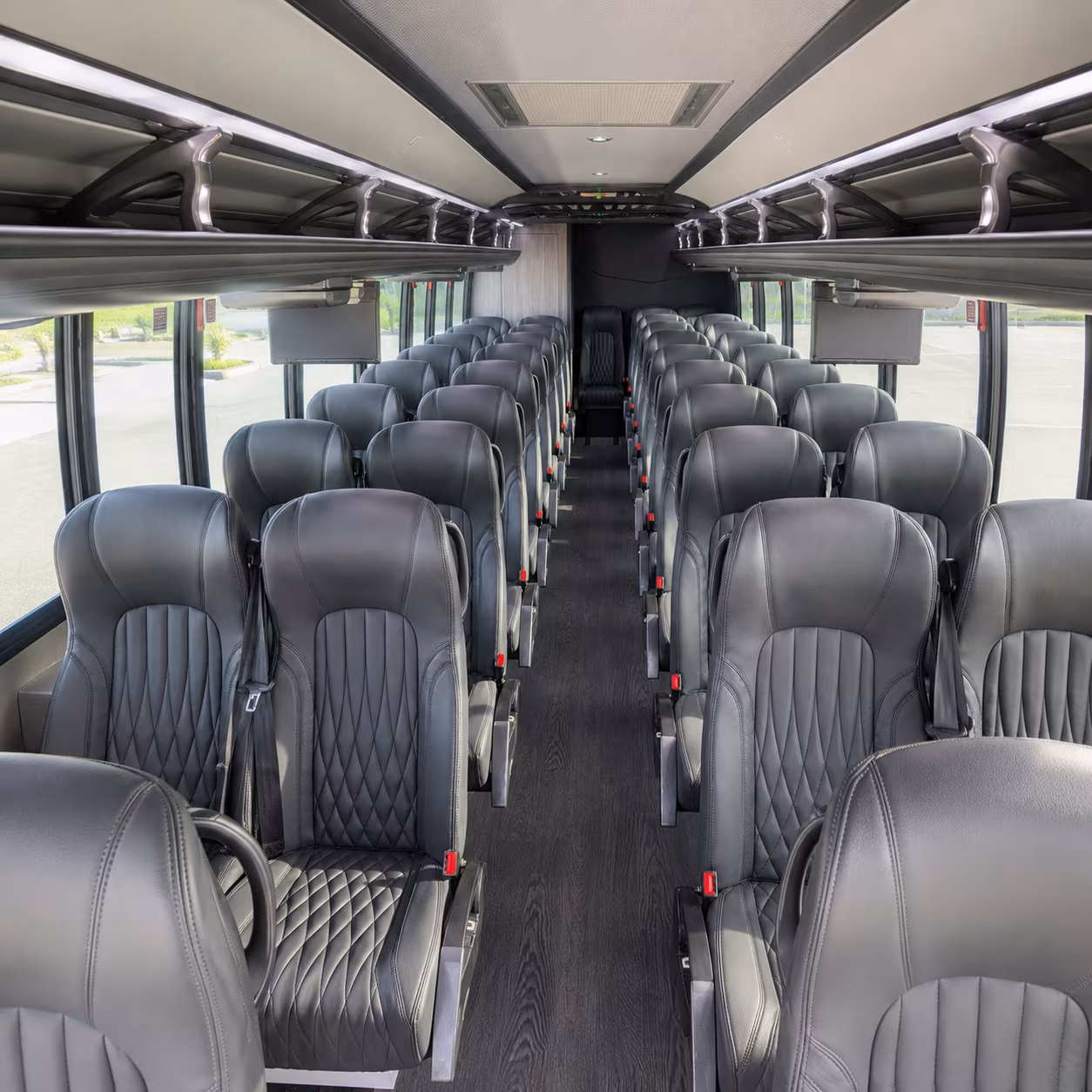 west palm beach 35 passenger minibus interior