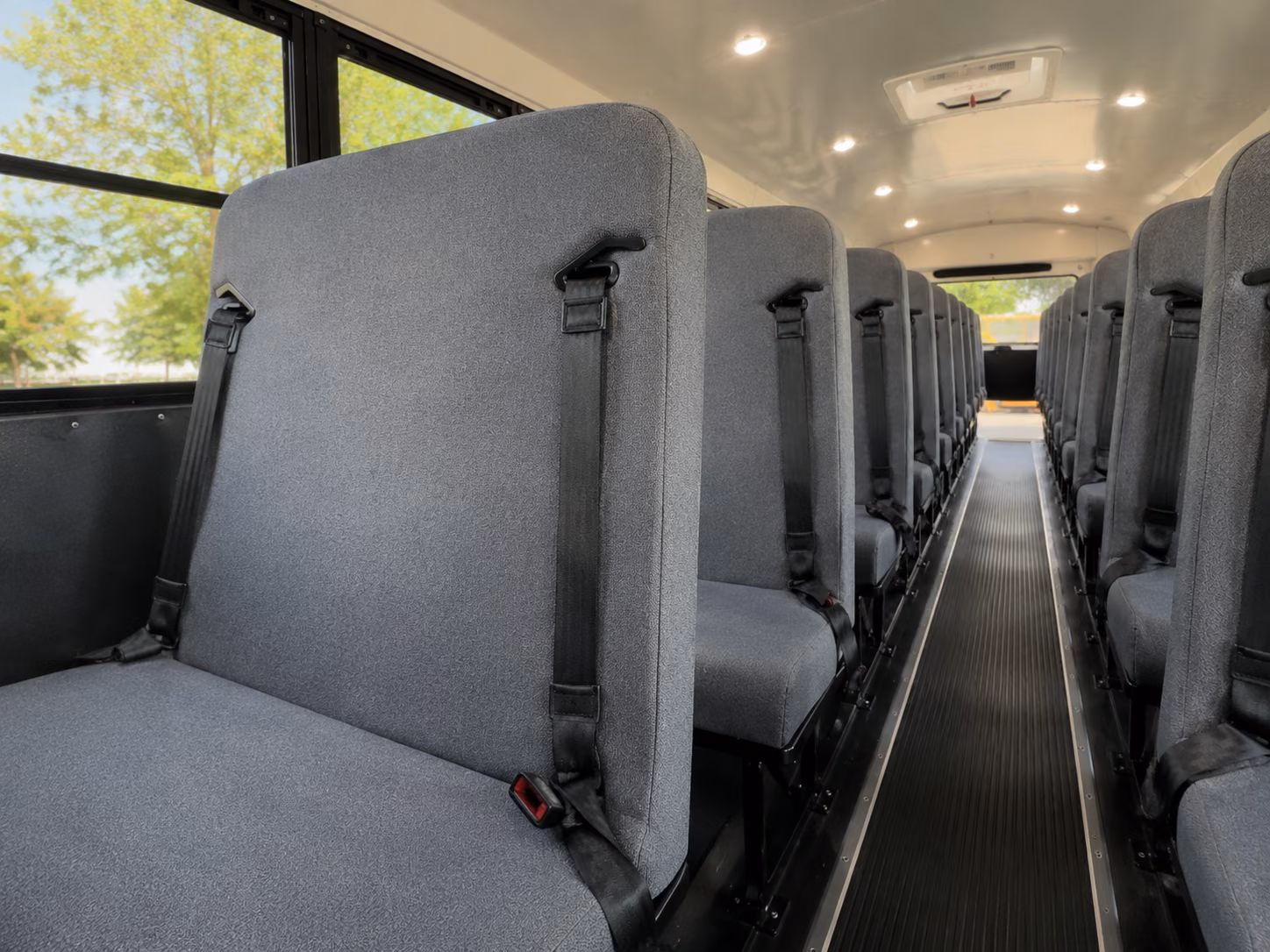 west palm beach school bus inside