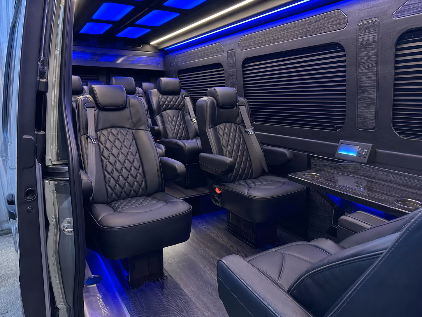 west palm beach sprinter van with driver inside